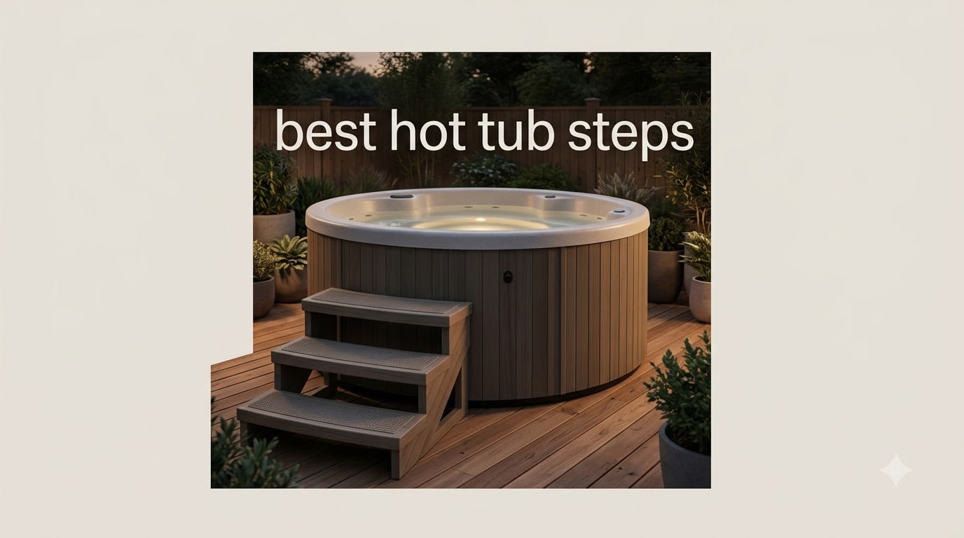 best hot tub steps