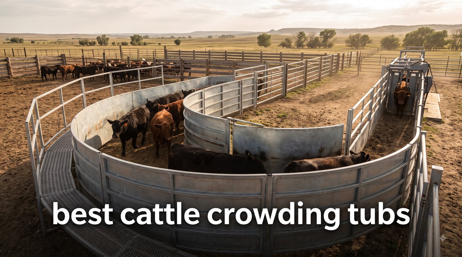 best cattle crowding tubs