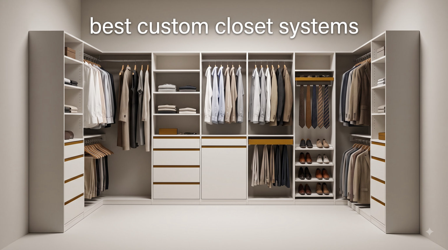 best custom closet systems