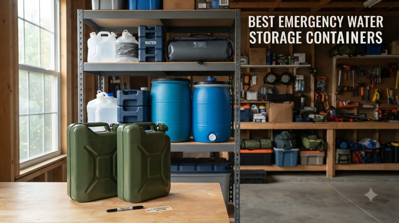 best emergency water storage containers