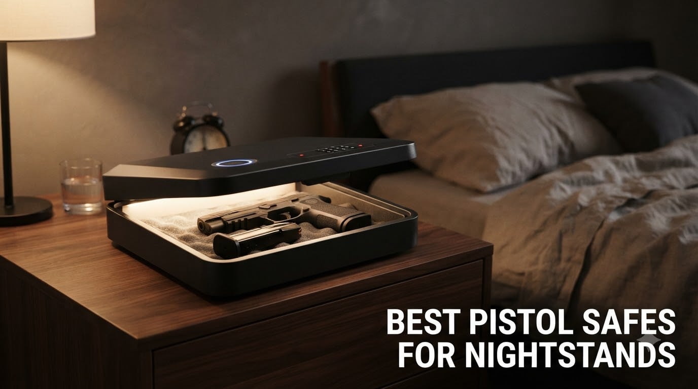best pistol safes for nightstands