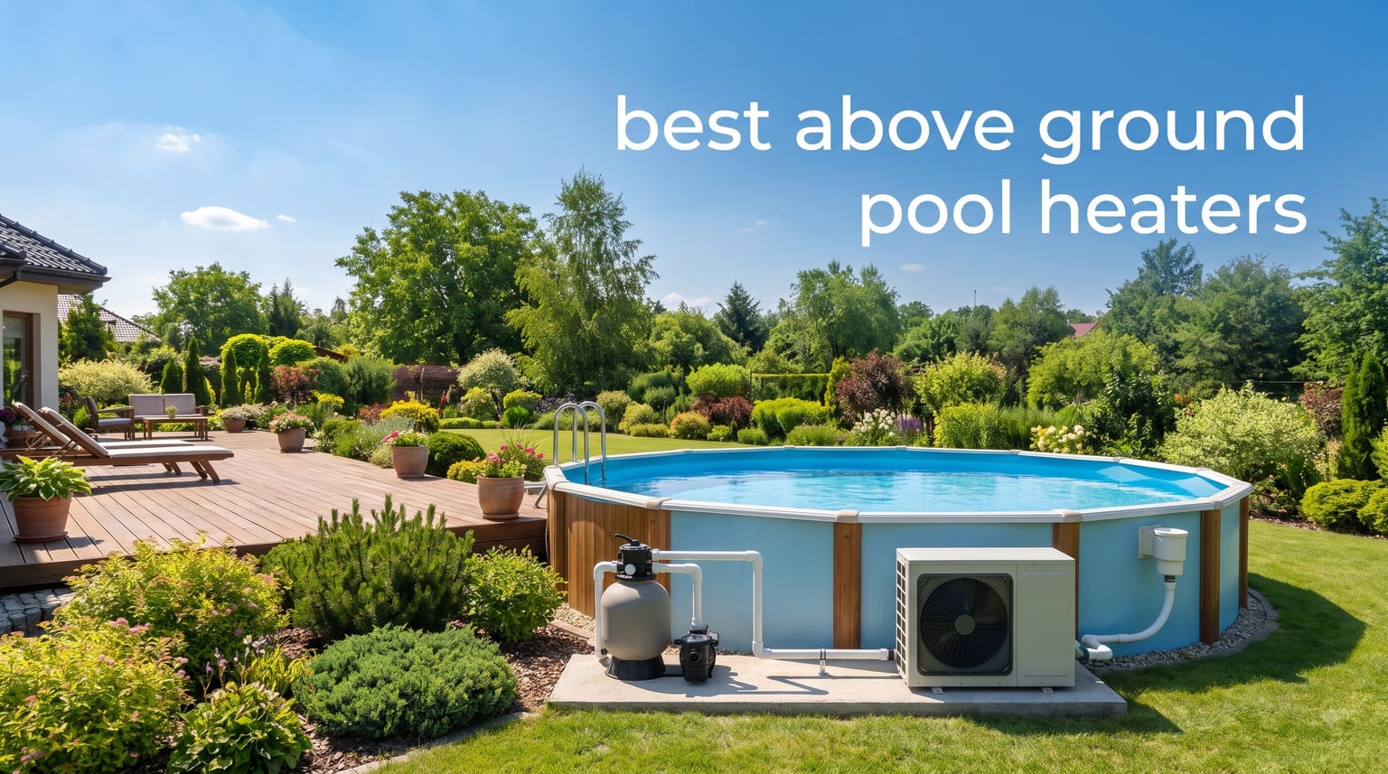 best above ground pool heaters