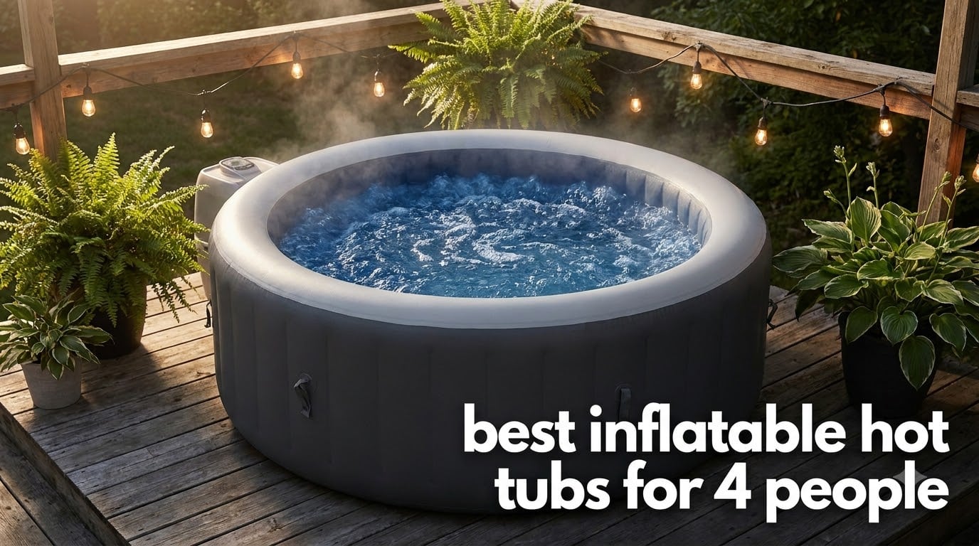 best inflatable hot tubs for 4 people