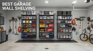best garage wall shelving