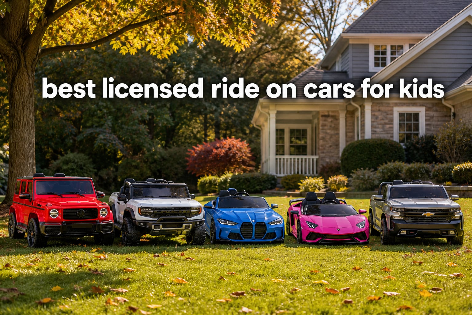 best licensed ride on cars for kids