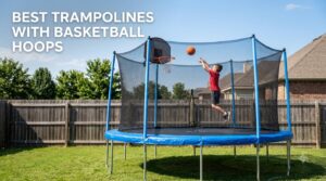 best trampolines with basketball hoops