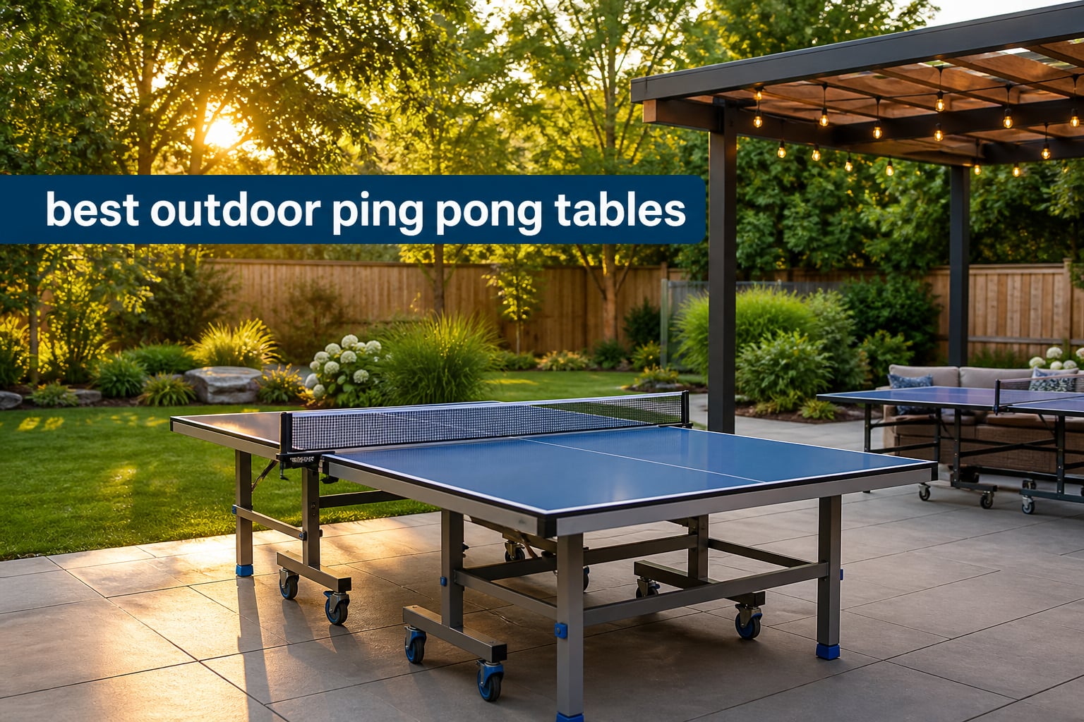 best outdoor ping pong tables