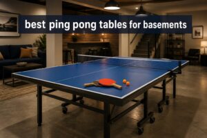 best ping pong tables for basements