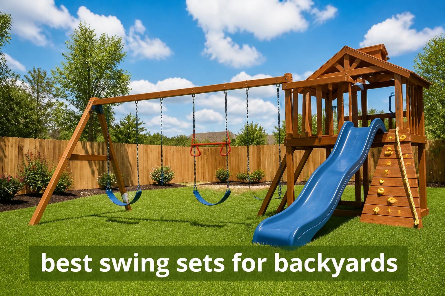 best swing sets for backyards