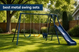best metal swing sets