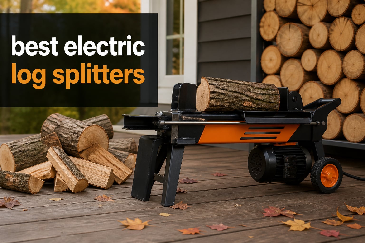 best electric log splitters