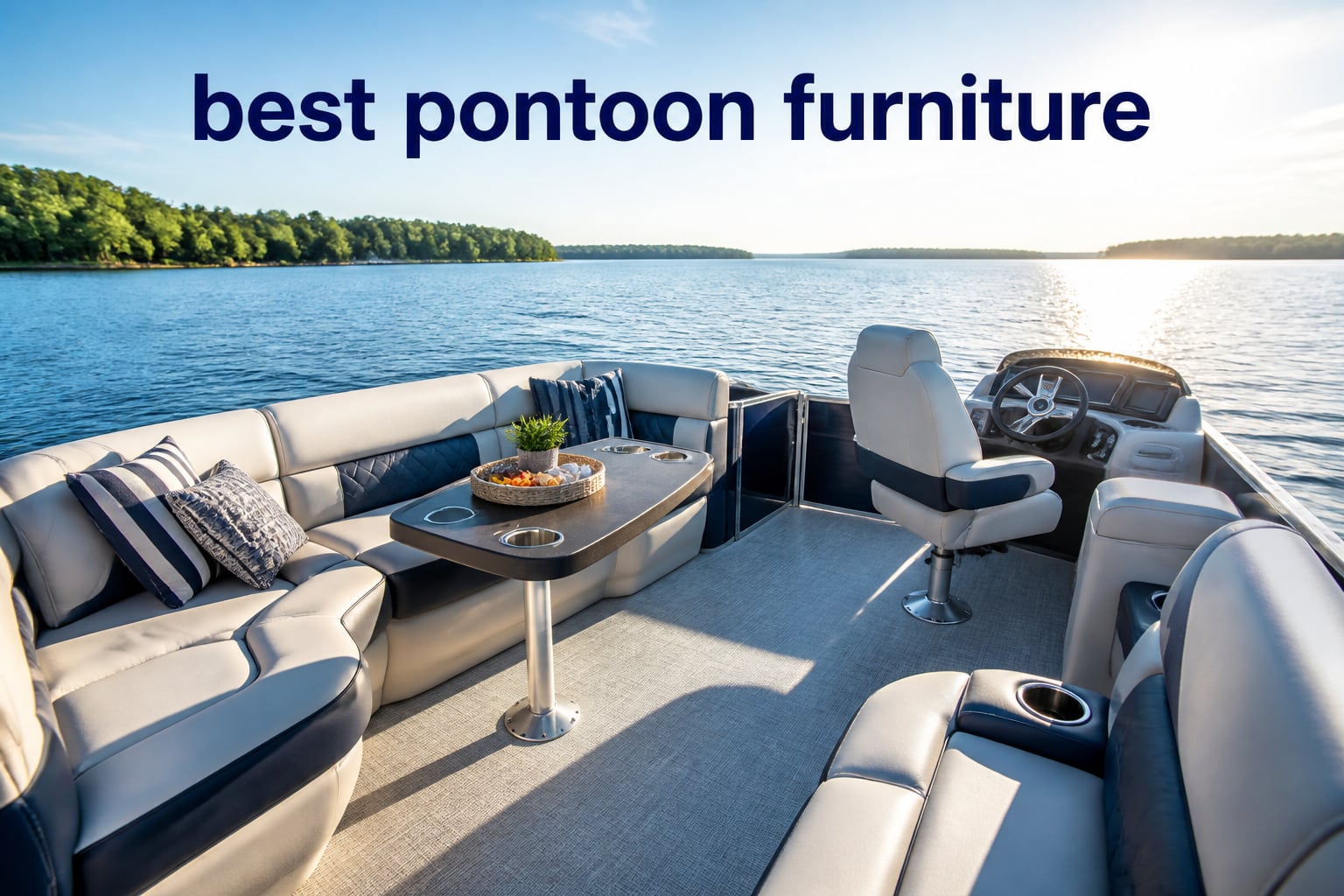 best pontoon furniture