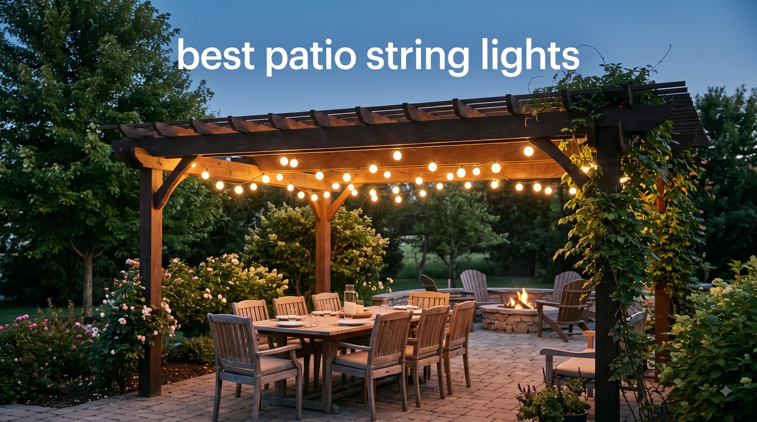 best patio string lights