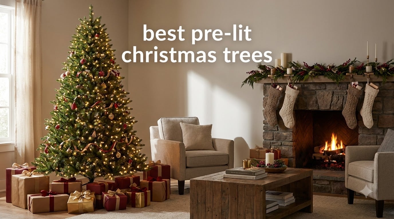 best pre-lit christmas trees