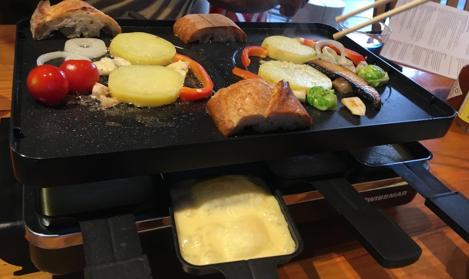 Swissmar Classic Indoor Electric Raclette Grill, Cast Aluminum Plate, Black customer photo 2