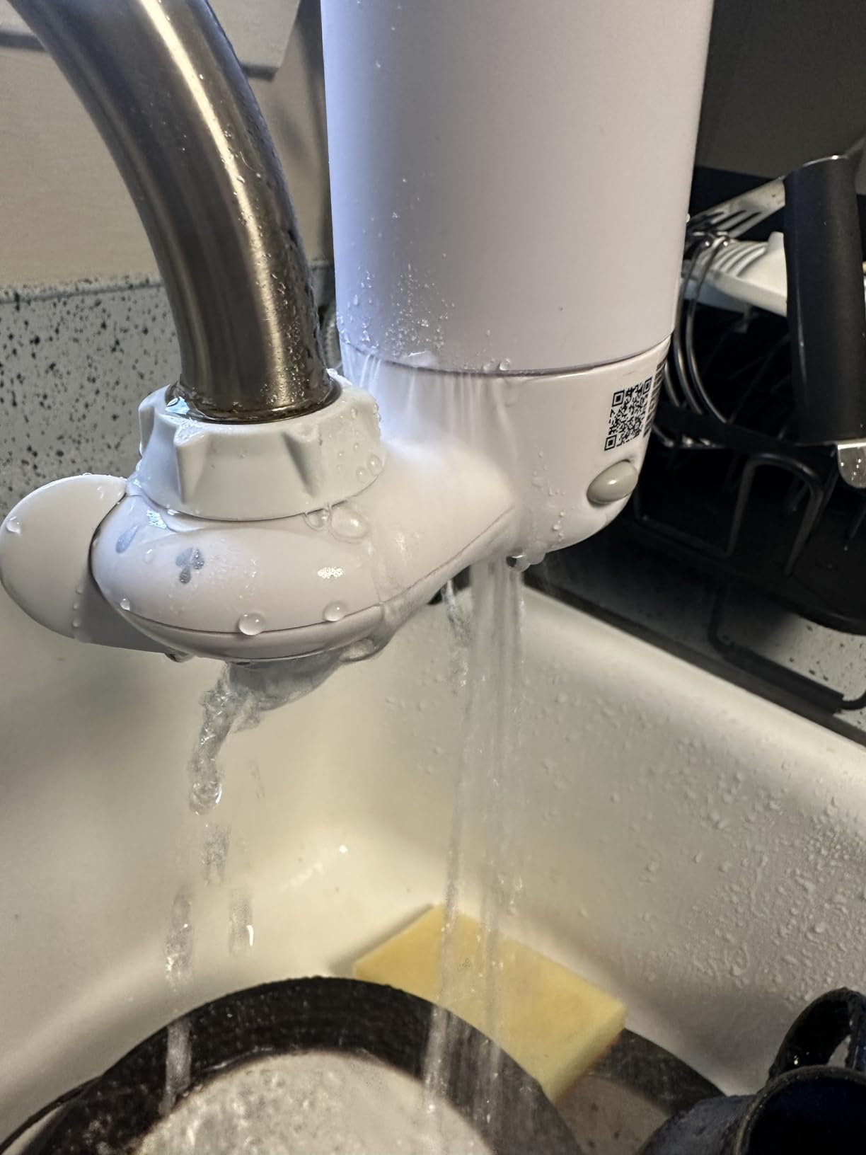 Brita Faucet Mount Water Filter System, Includes 1 Filter, White | No-Wait Filtration, Easy Install, Multi-Use Tap Water Filter for Kitchens, Bathrooms & Small Spaces customer photo 1