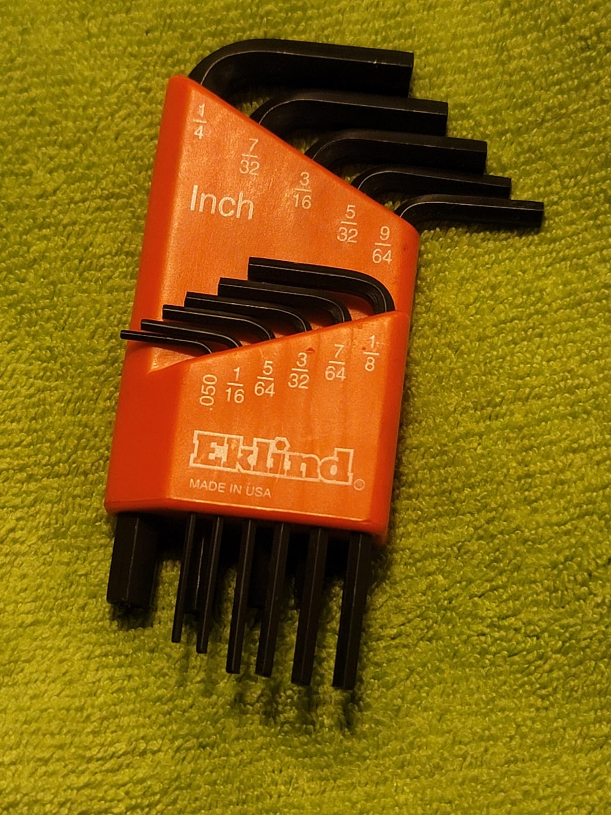 EKLIND 10111 Hex-L Key allen wrench - 11pc set SAE Inch Sizes .050-1/4 Short series customer photo 2