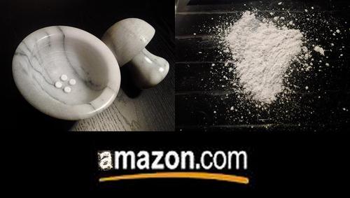 Fox Run Marble Mortar and Pestle Set, White, Small 4