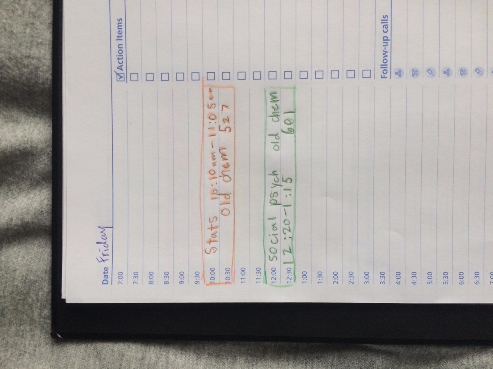 NotePro Undated Daily Planner, Black, 200 Pages,10 3/4 x 8-1/2 Inches customer photo 2