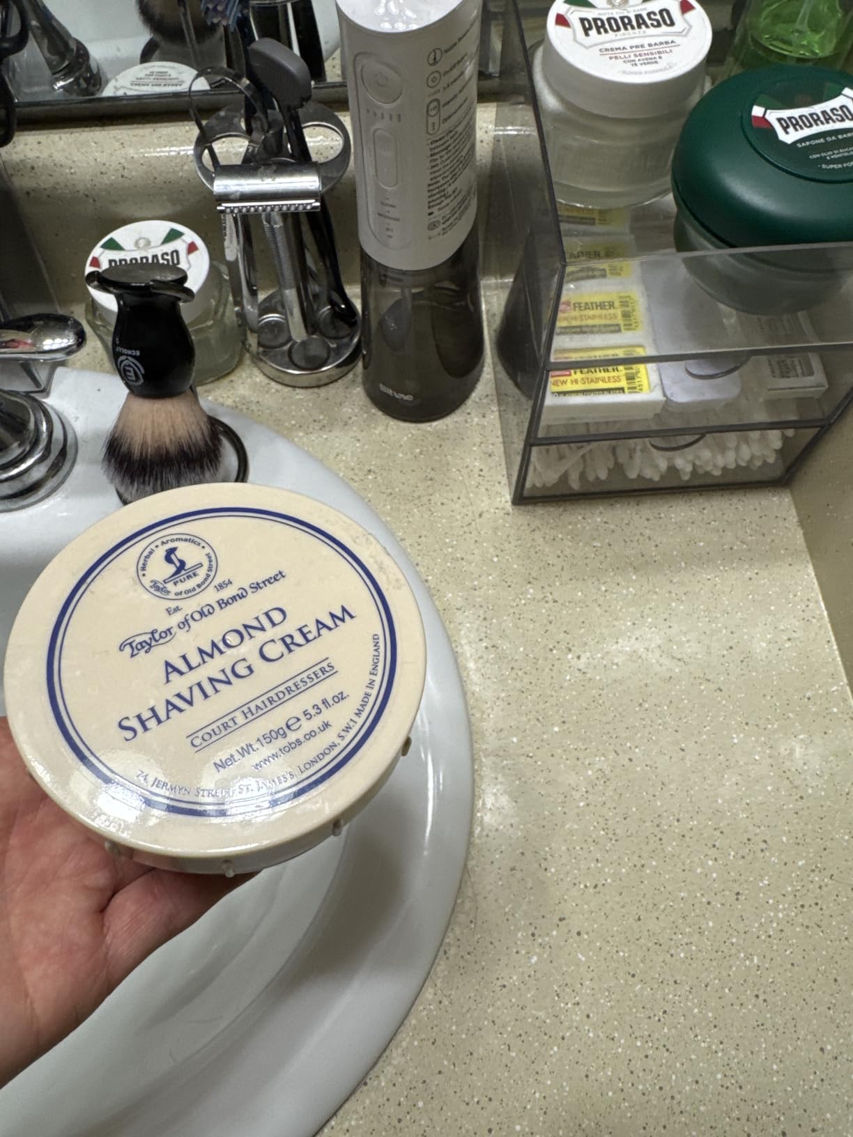 Taylor of Old Bond Street Sandalwood Shaving Cream Bowl, 5.3-Ounce customer photo 1