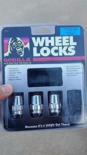 Gorilla Automotive 71631N Acorn Wheel Locks (12mm x 1.50 Thread Size) - Pack of 4 customer photo 1