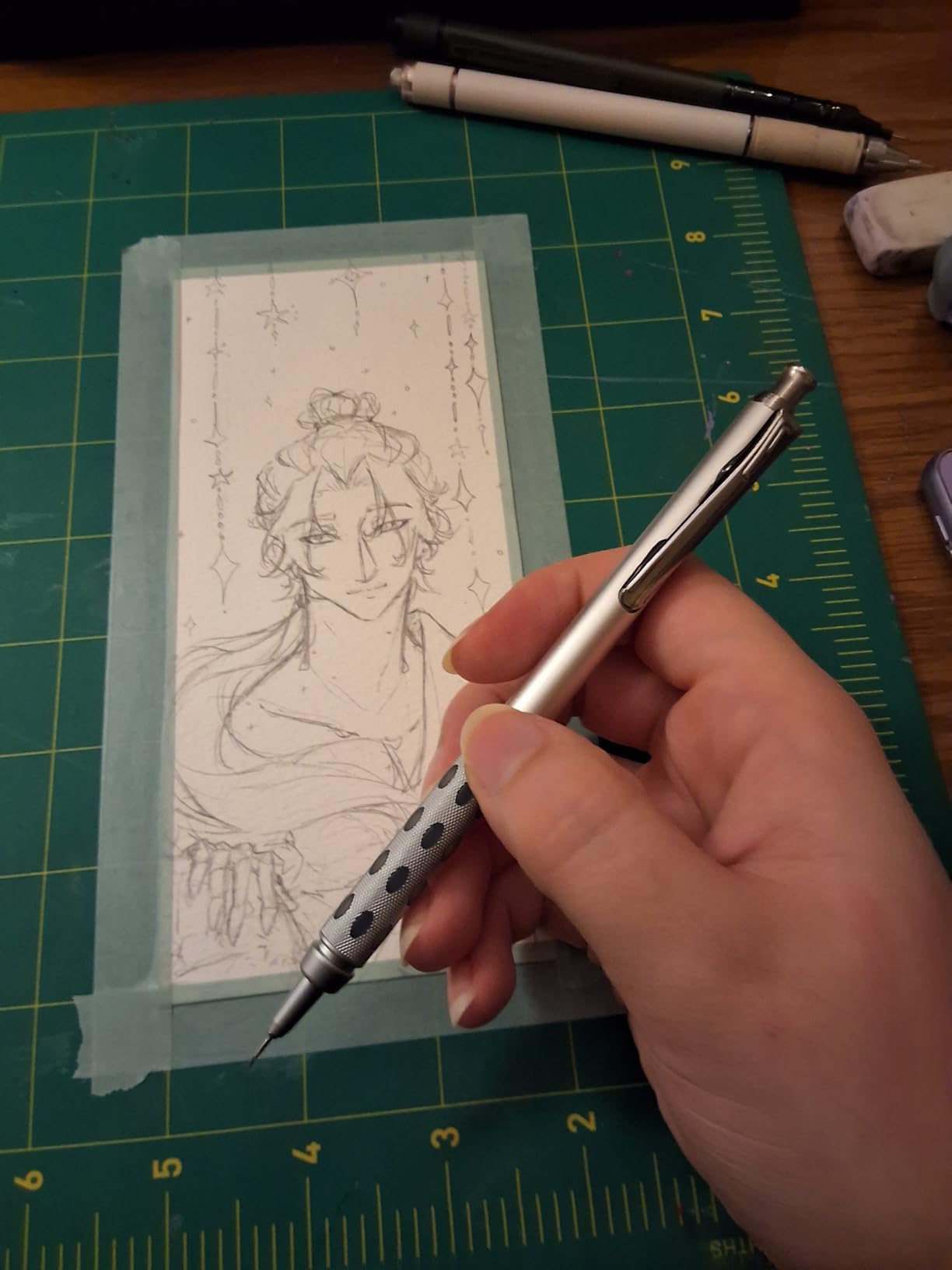 Pentel GraphGear 1000 Mechanical Pencil, (0.5mm) Point Size, Black Barrel, 1 Each (PG1015A) customer photo 1