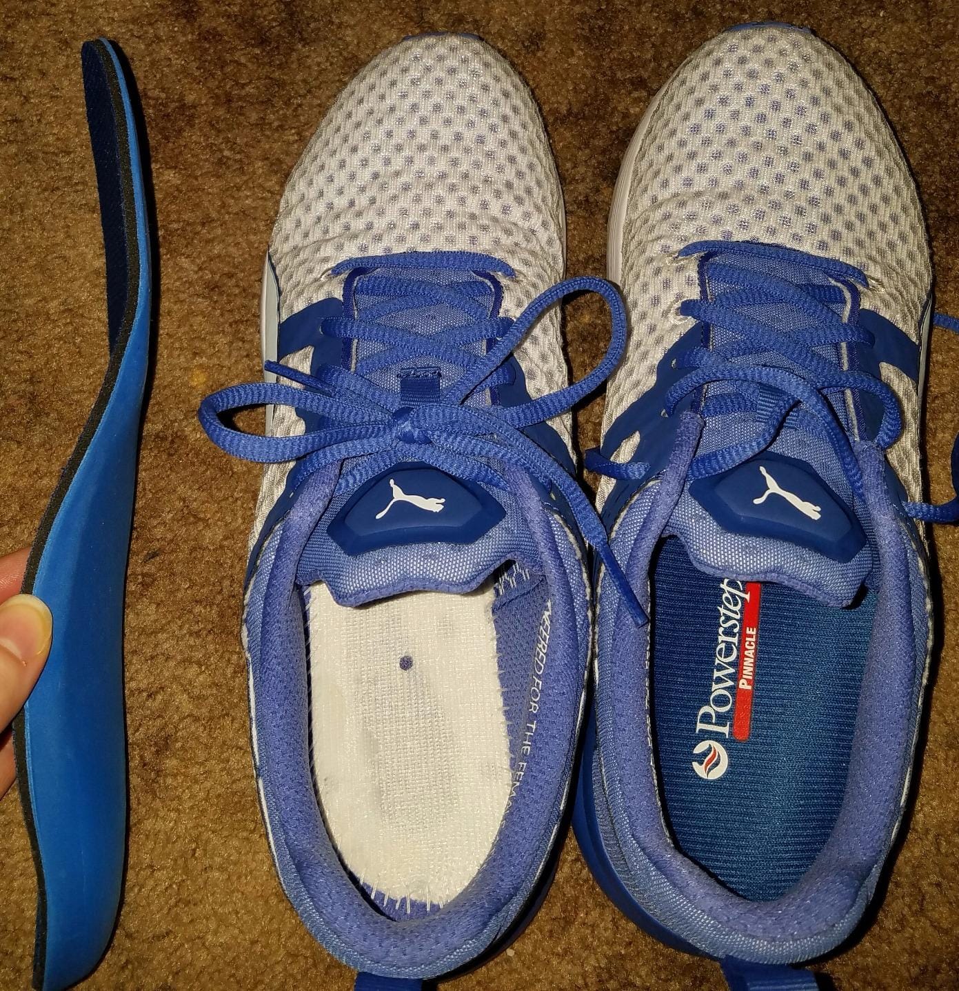 PowerStep Pinnacle Insoles, Plantar Fasciitis Relief (M 7-7.5 W 9-9.5) customer photo 2