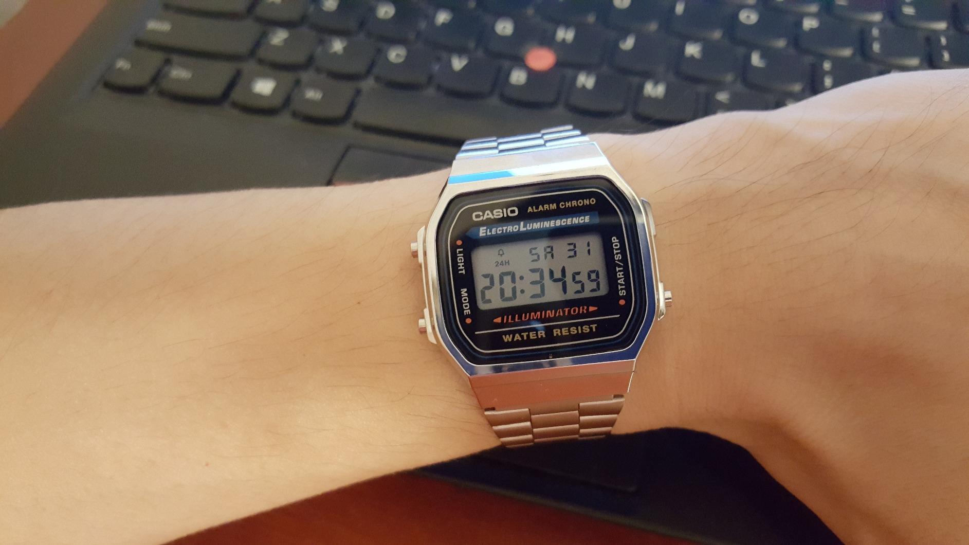 Casio Collection Unisex Adults Watch A168WA customer photo 1