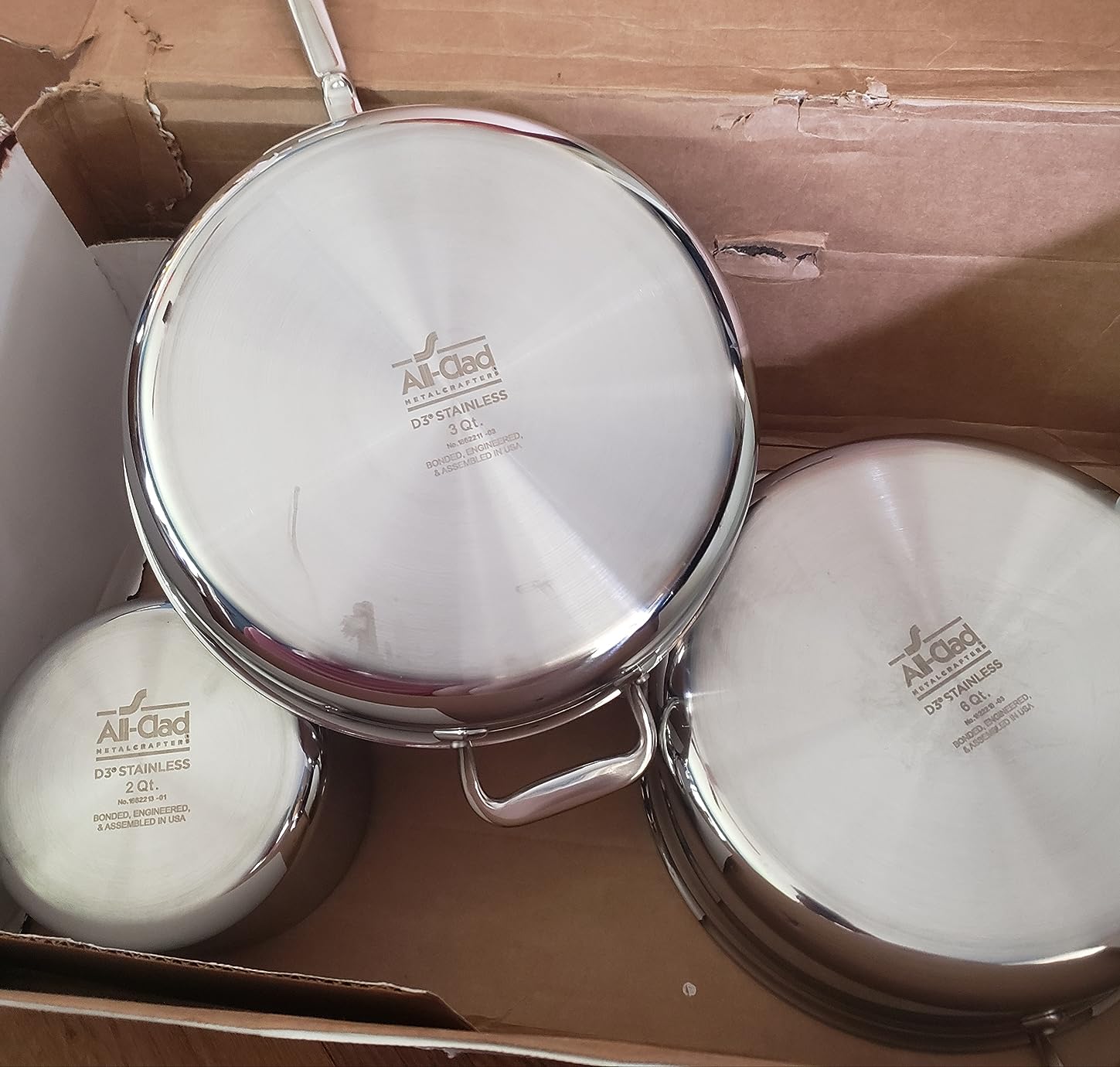 All-Clad Copper Core® 10 Piece Stainless Steel Cookware Set, Made in USA customer photo 1