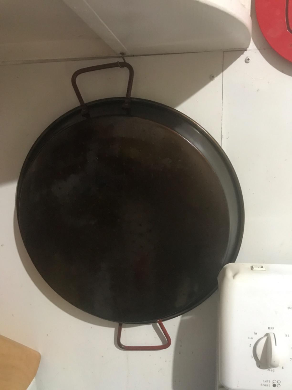 Garcima 16-Inch Carbon Steel Paella Pan, 40cm customer photo 1