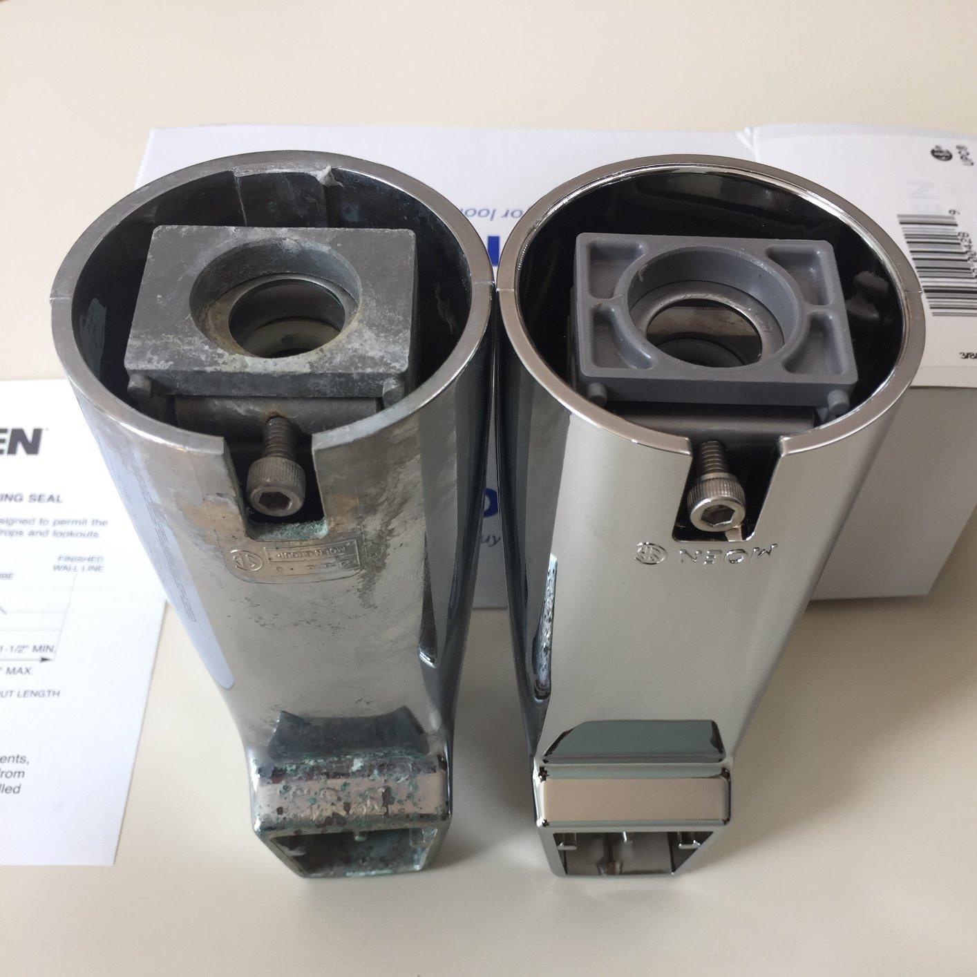 Moen 3931 Replacement 5.5-Inch Tub Diverter Spout with 1/2-Inch Slip Fit Connection, Chrome customer photo 1