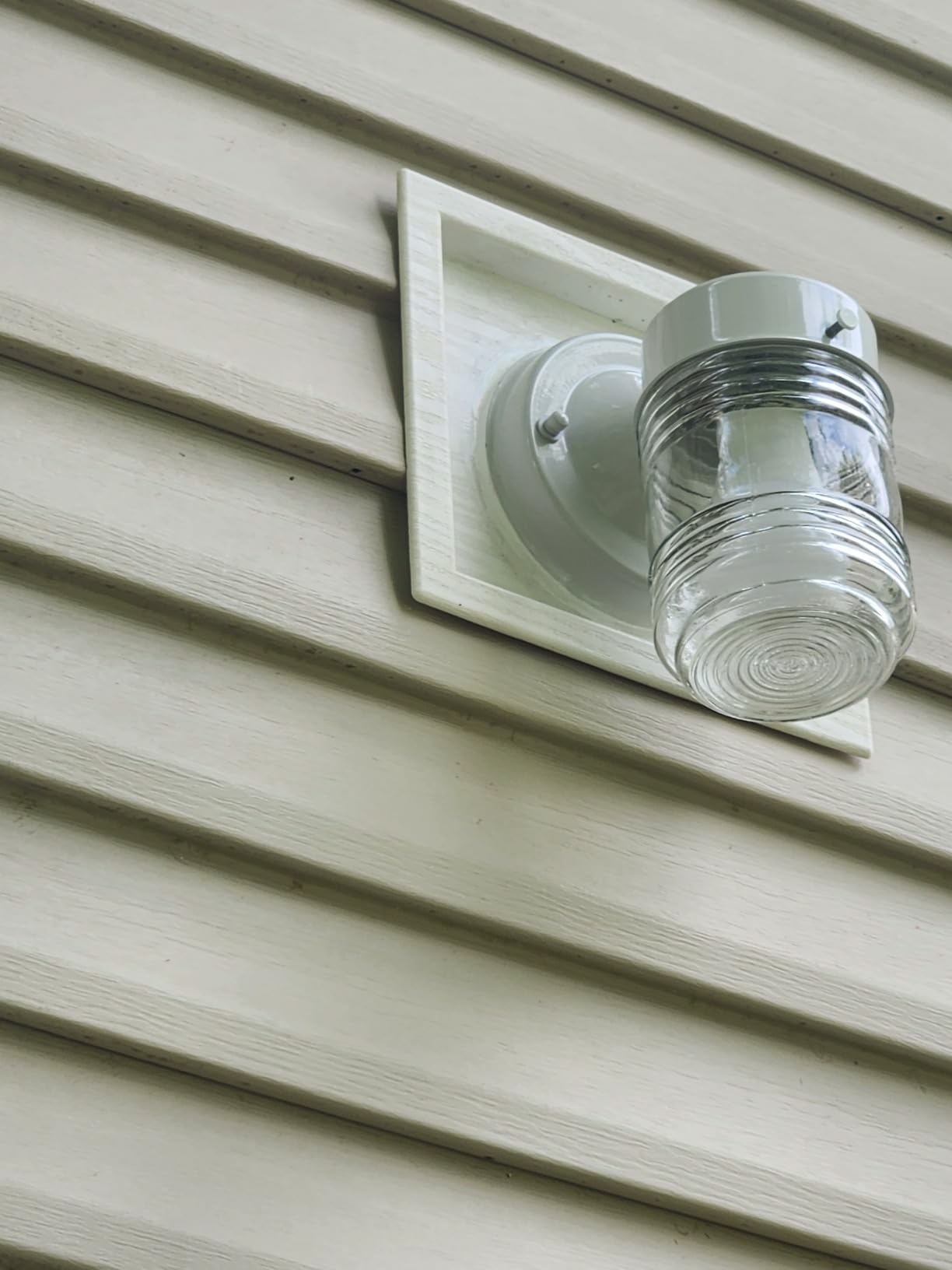 Design House Jelly Jar Outdoor Wall Light, Matte Black customer photo 2
