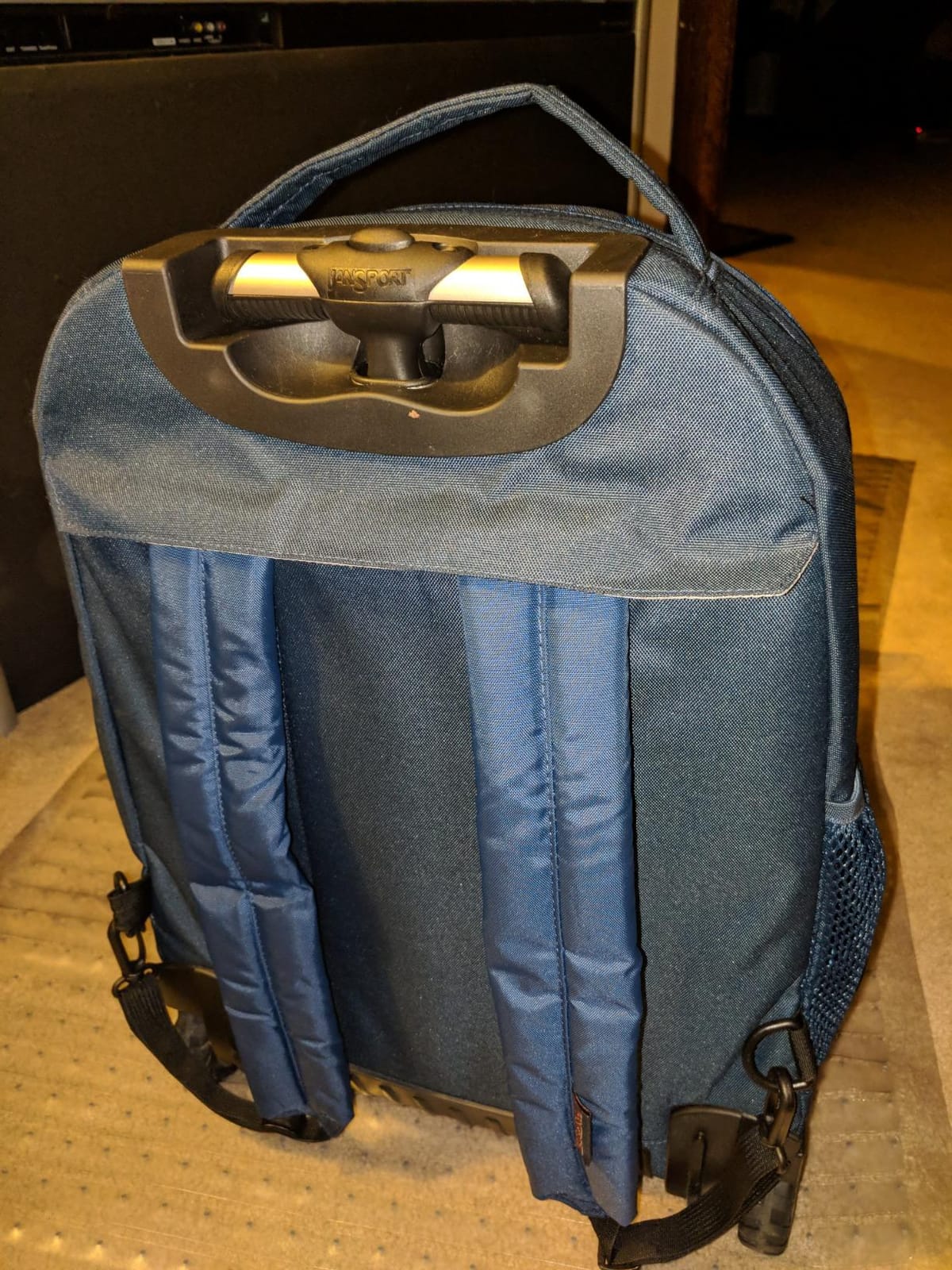 JanSport Driver 8 Rolling Backpack - Wheeled Travel Bag with 15-Inch Laptop Sleeve, One Size, Navy customer photo 1