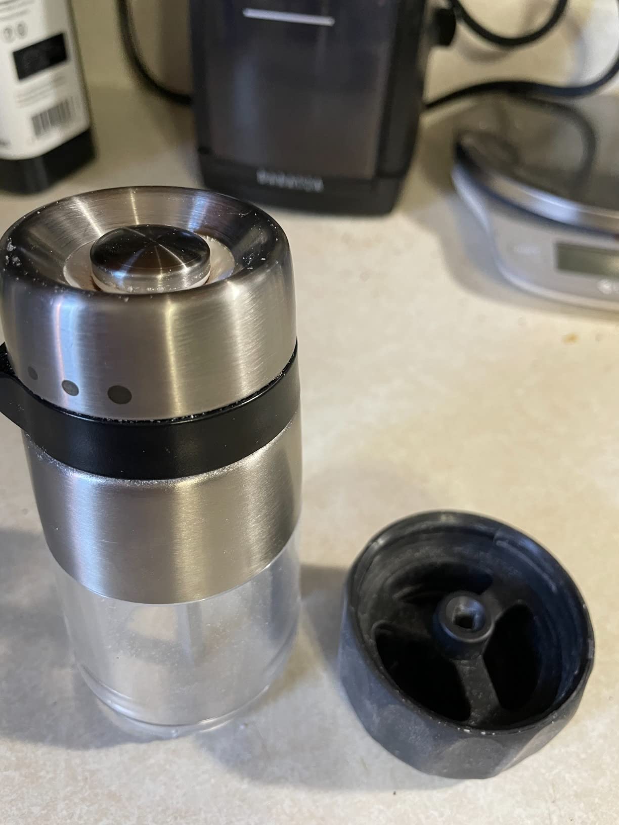 OXO Salt and Pepper Grinder Set, Stainless Steel customer photo 2