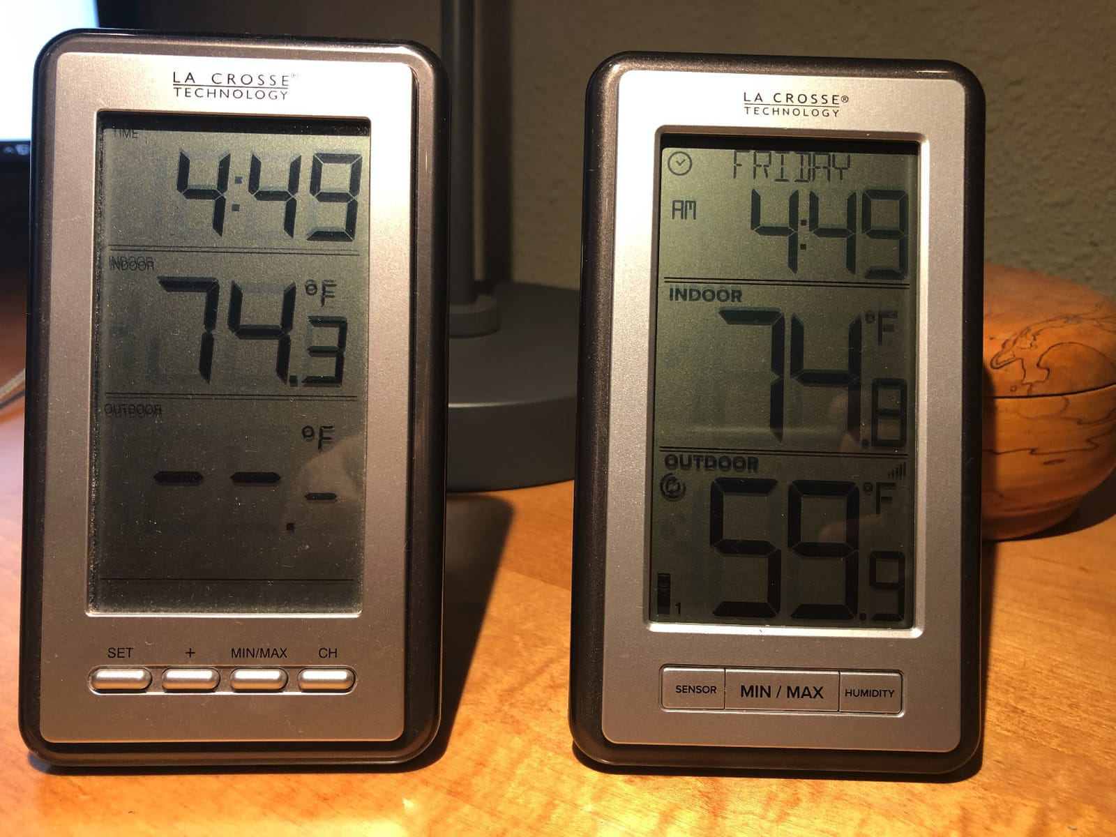 La Crosse WS-9160U-IT V3 Digital Wireless IN/OUT Thermometer with humidity customer photo 1