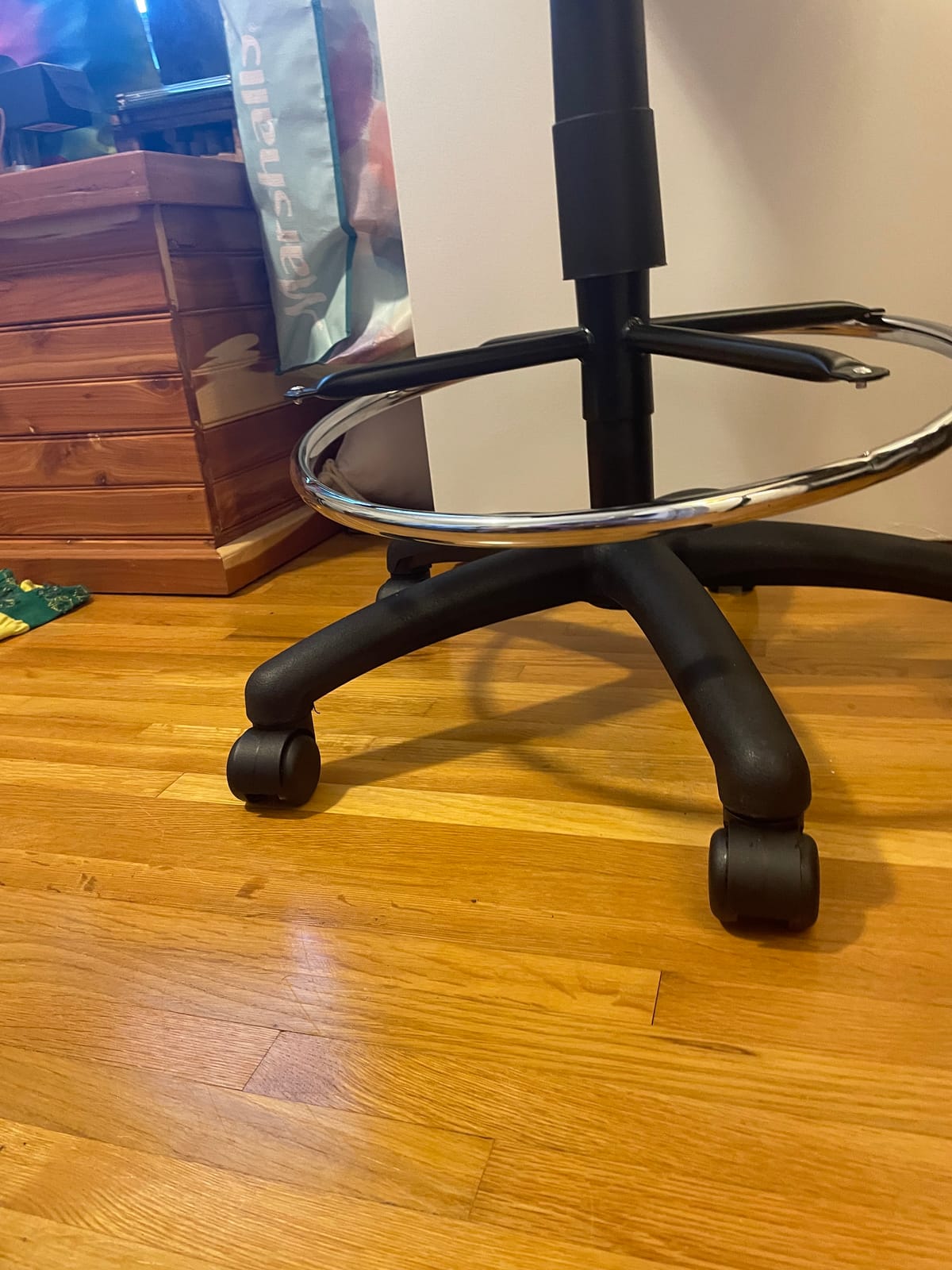 Boss Office Products B1615-BK Ergonomic Works Drafting Chair Without Arms in Black, Mid-Back customer photo 2