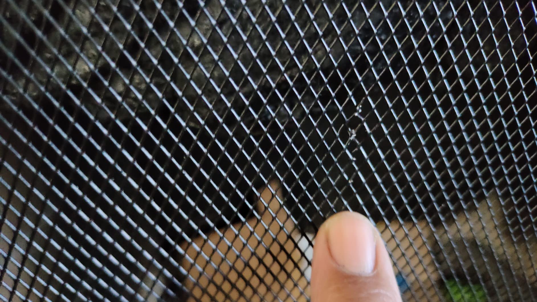 UniFlame, S-1127, Small Wrought Iron Spark Guard Fireplace Screen customer photo 1
