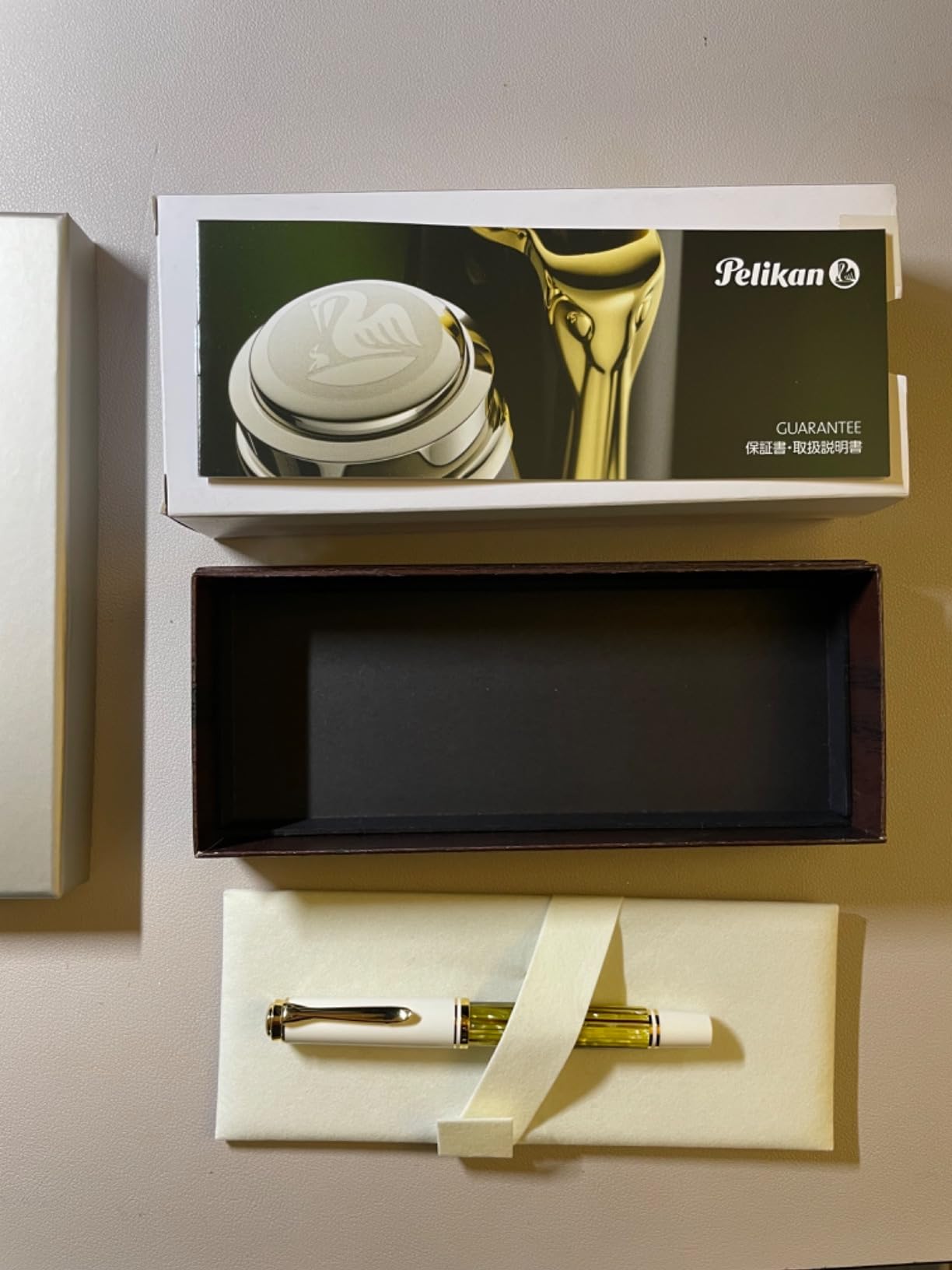 Pelikan Premium M400 Fountain Pen F Plume Ecaille de tortue/Ivoire customer photo 1