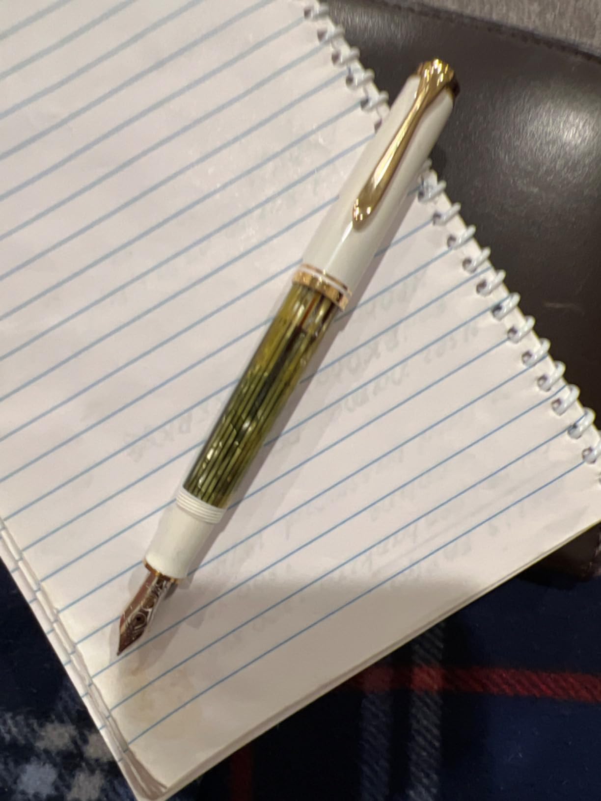 Pelikan Premium M400 Fountain Pen F Plume Ecaille de tortue/Ivoire customer photo 2