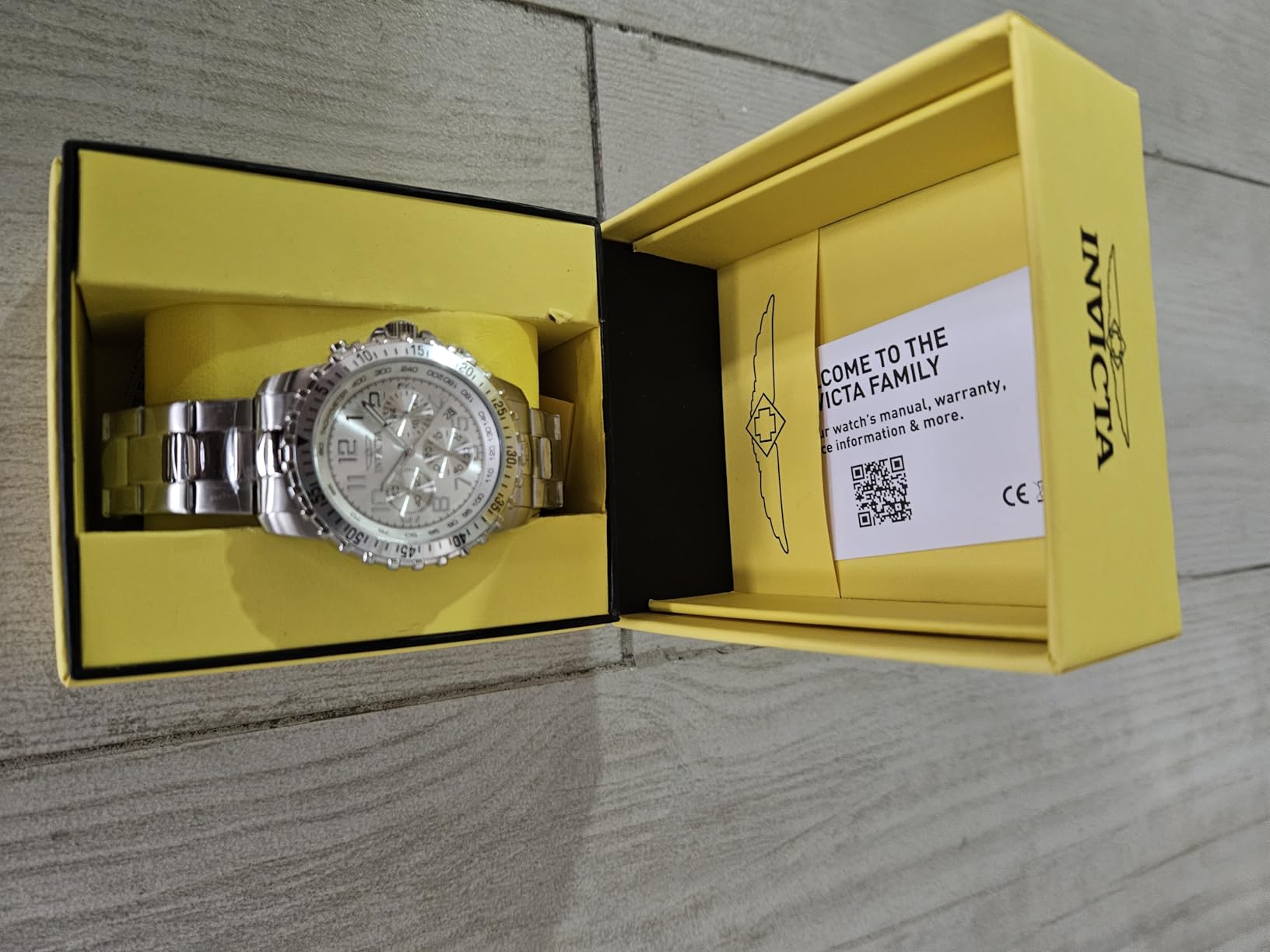 Invicta Men's 1326 Invicta II Chronograph Black Dial Two-Tone Stainless Steel Watch customer photo 1