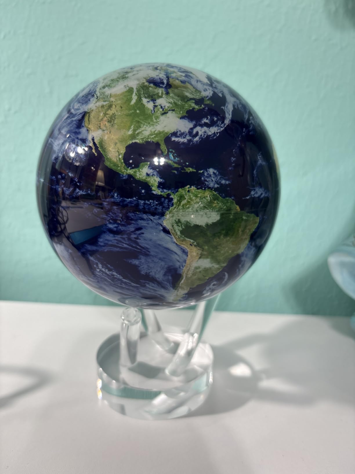 MOVA Self Rotating Globe, Earth with Clouds Classic (4.5