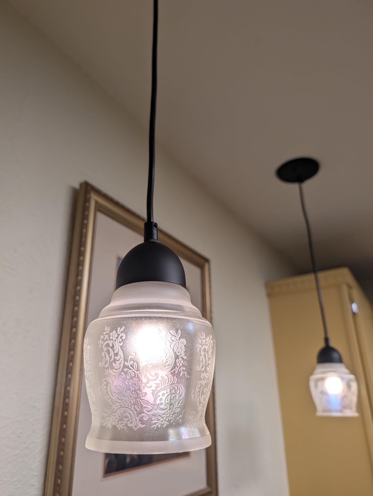 Westinghouse 7028400 Single-Light Mini-Pendant Kit with Nickel Finish customer photo 2