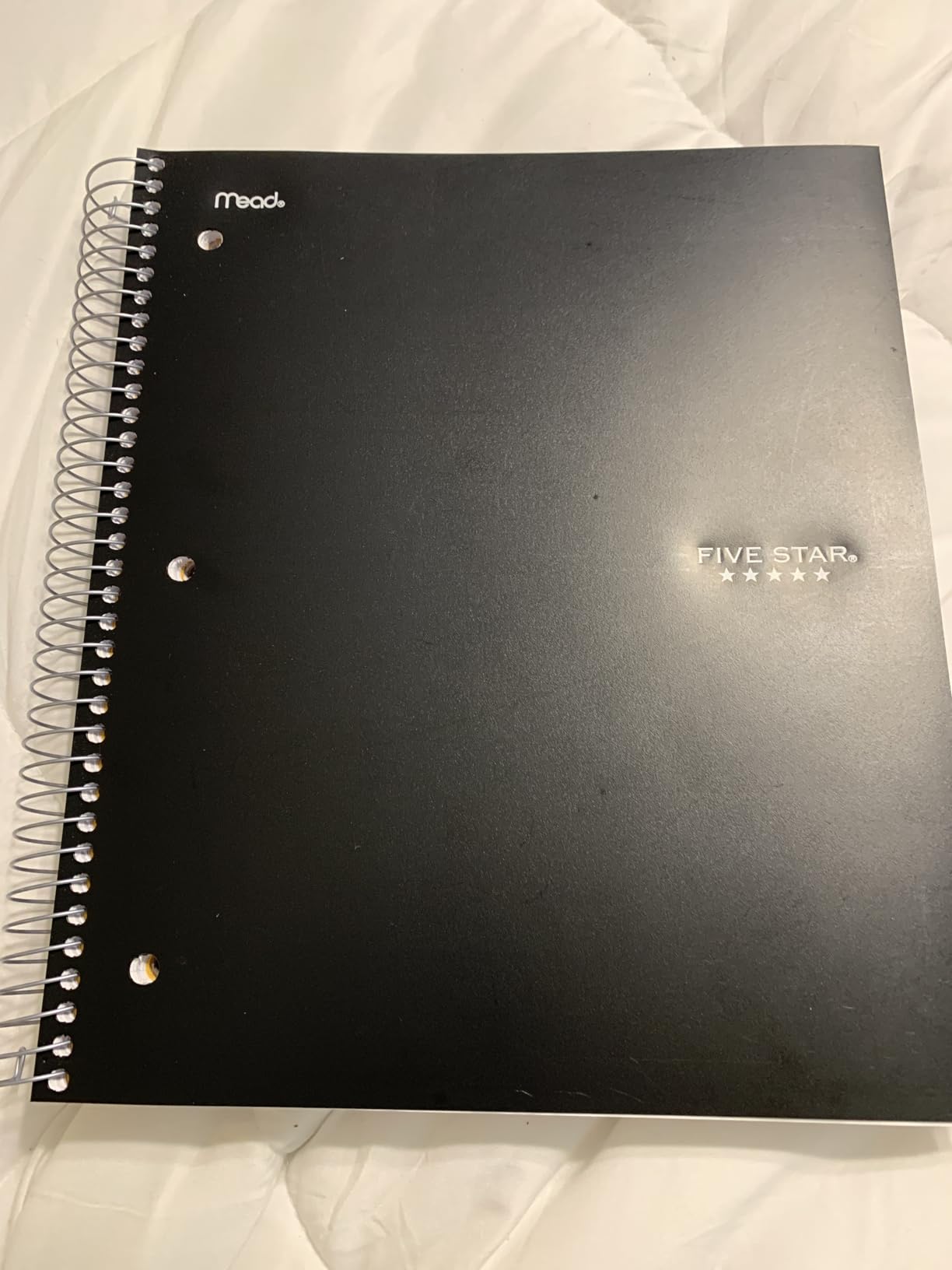 Five Star Spiral Notebook + Study App, 5 Subject, College Ruled Paper, 8-1/2