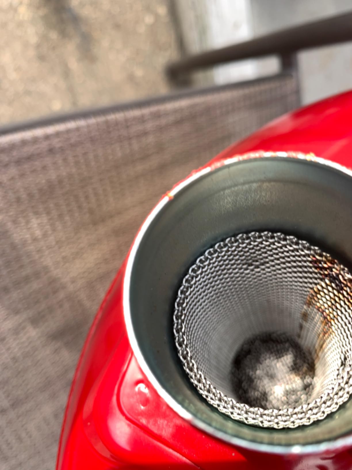 Justrite Type I Gasoline Safety Can, Red Galvanized Steel, Made in the USA customer photo 2