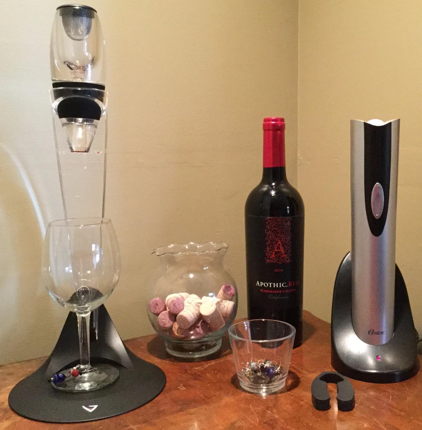 Oster Cordless Electric Wine Bottle Opener with Foil Cutter, Silver customer photo 1