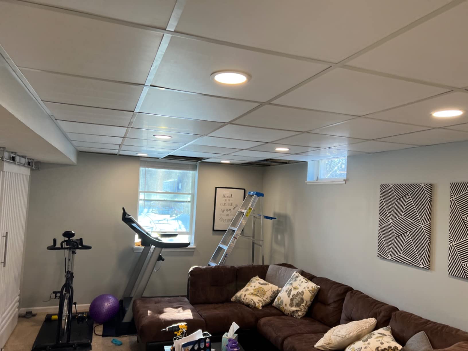 Genesis 2ft x 4ft Smooth Pro White PVC Ceiling Tiles (10 Tiles) customer photo 2