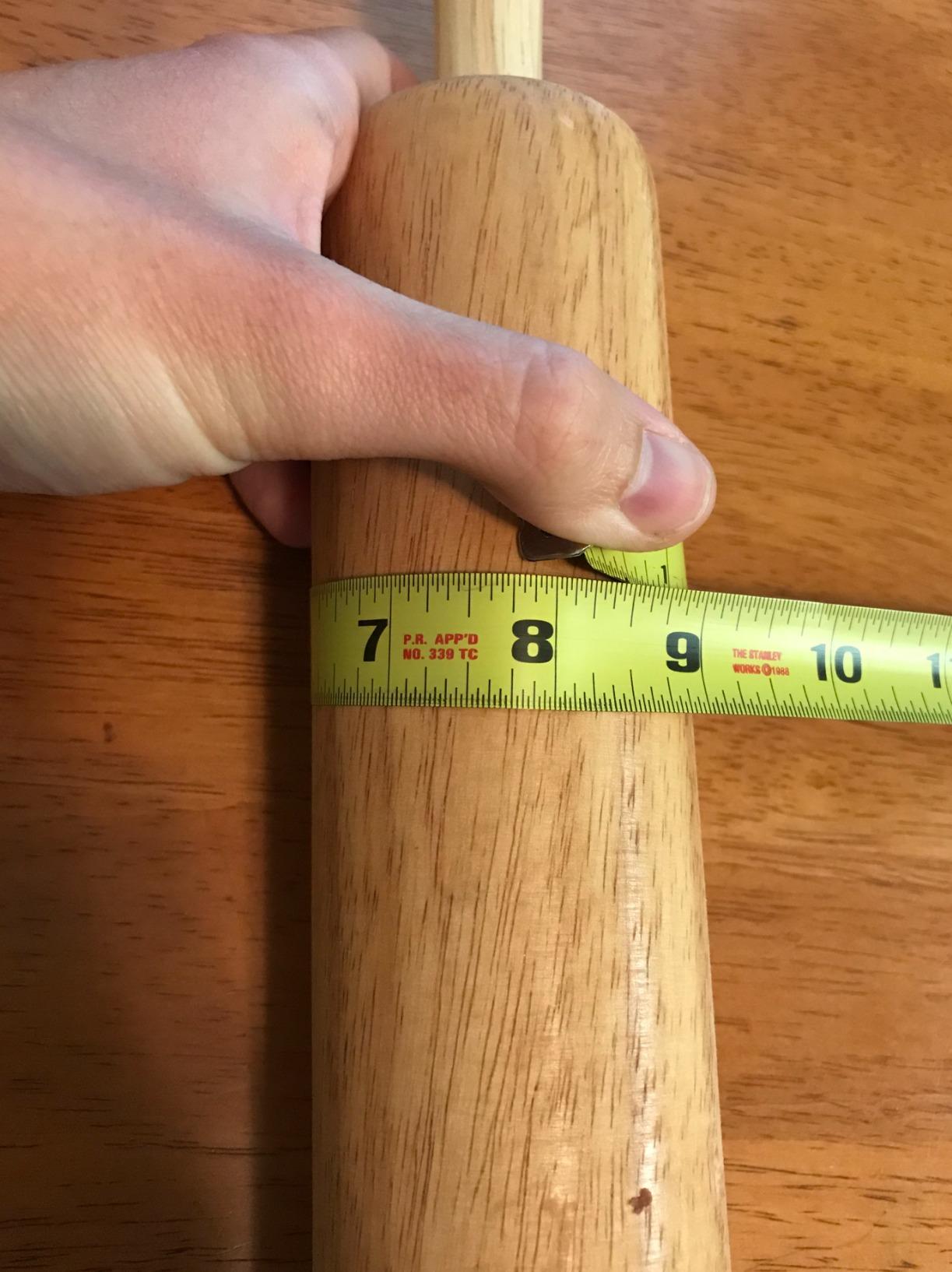 FARBERWARE Classic Wood Rolling Pin, 18-Inch Hardwood Dough Roller for Baking Pizza, Pies, Pastry and Cookies, Ergonomic Handles, Kitchen Essential customer photo 2