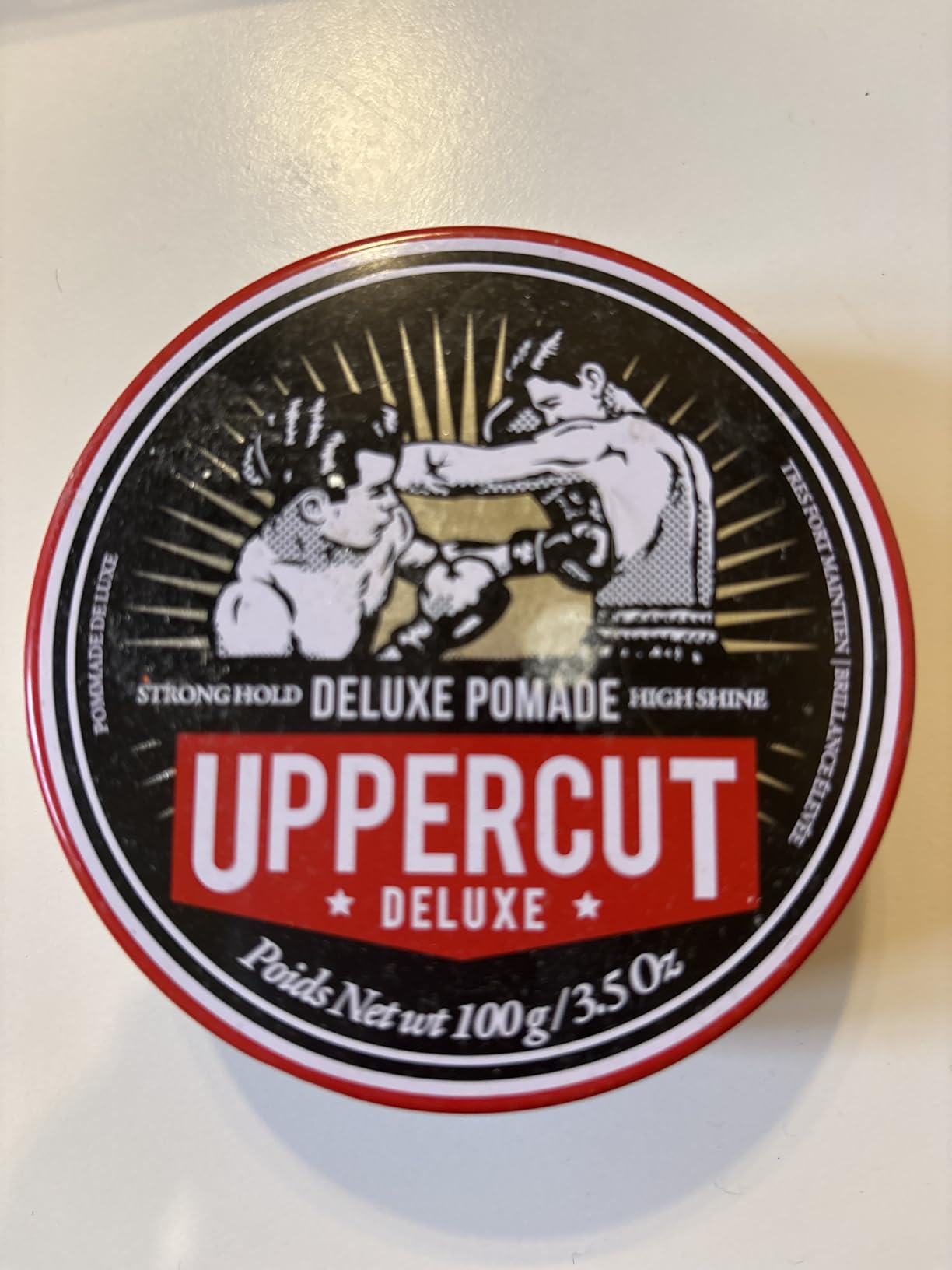 UPPERCUT DELUXE Deluxe Pomade for Men, Strong Hold High Shine Water Based Hair Pomade, EasyWashout for Slick Backs, Side Parts and Pompadours, Smooth Coconut Scent, 3.5 oz / 100g customer photo 2