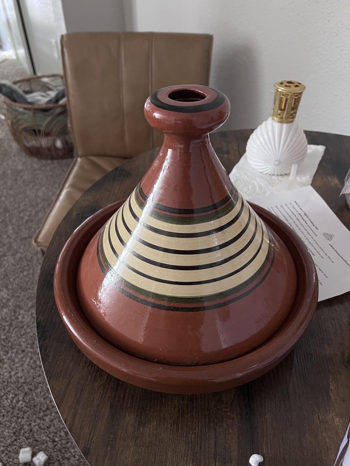 Moroccan Cooking Tagine 100% HANDMADE Clay Cookware (Lead Free) customer photo 2