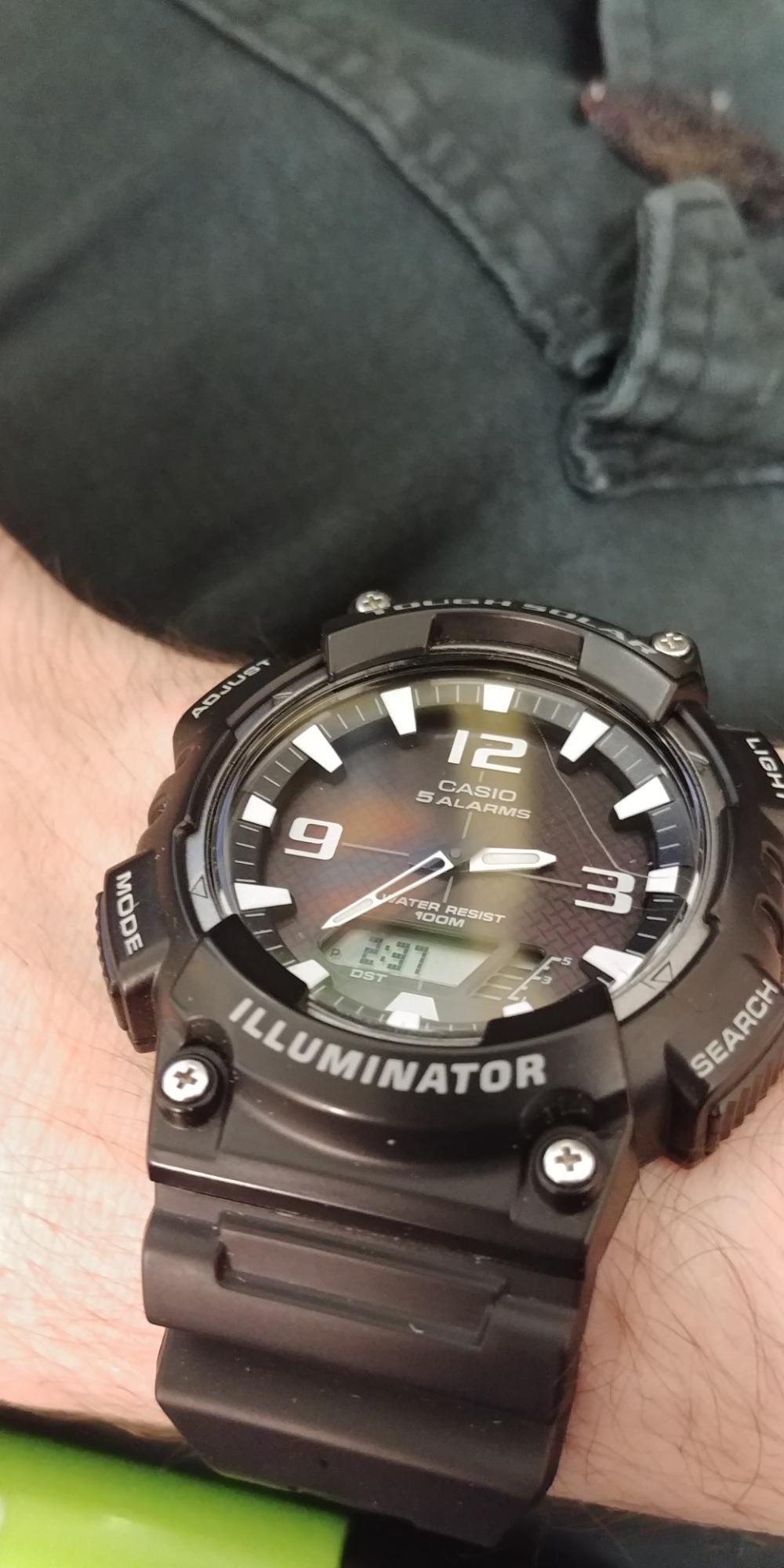 Casio AQS800W Series | Analog Digital Watch | 100M WR | Solar Powered | 1/100 SEC Stop Watch | 6-Language Day of The Week Indicator | Countdown Timer | LED Light | Multi Alarm customer photo 2